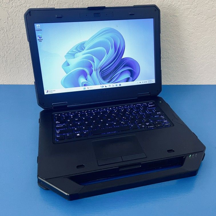 Dell 5414 Rugged Laptop - NEW Battery - NEW 512GB SSD - 4G LTE/GPS - Intel i5-6300U - 8GB DDR4 - W11P