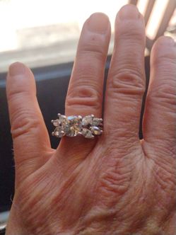 Size 7 women's engagement ring .