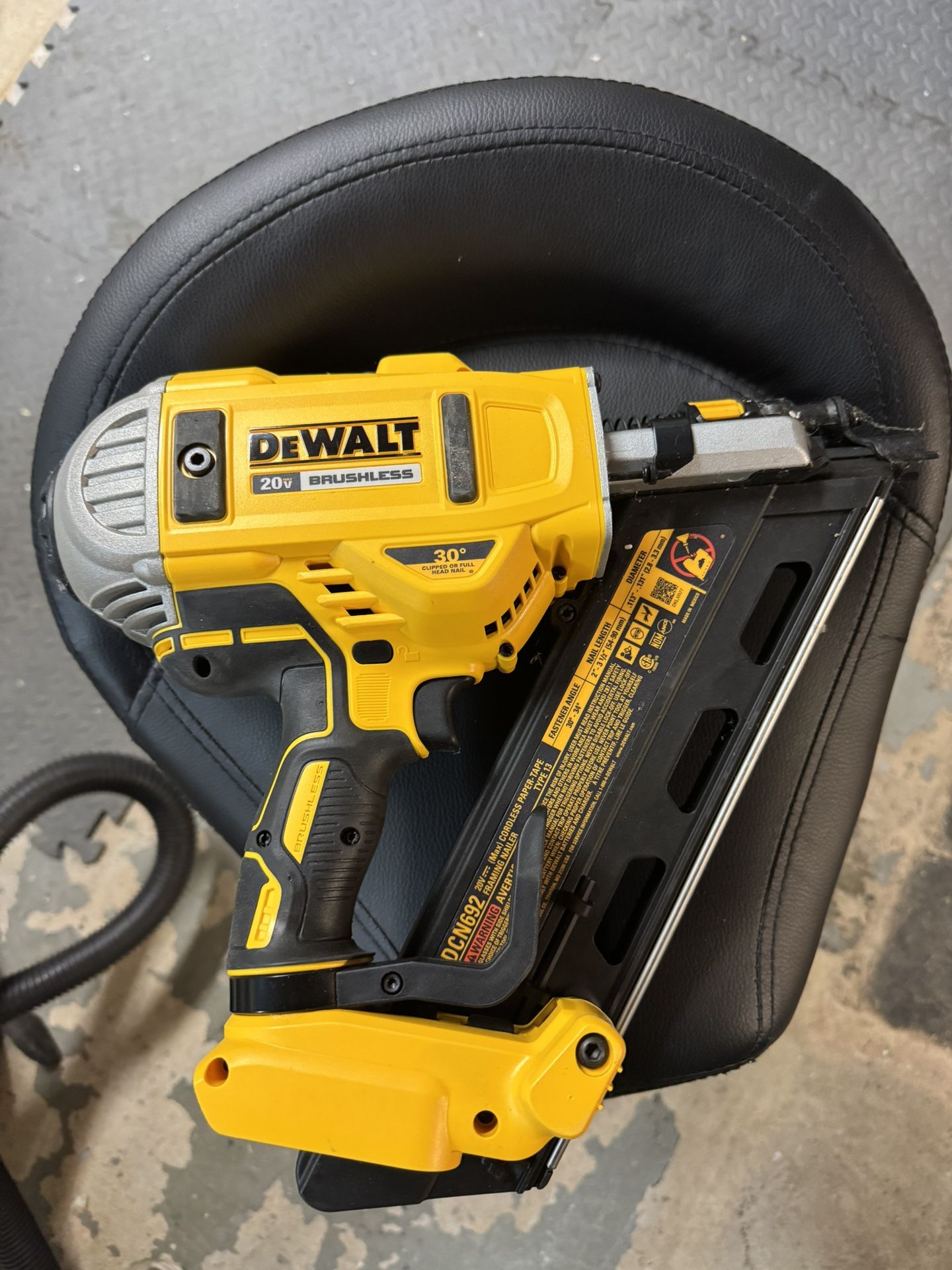 DeWalt Framing Nailer & 10d Nails