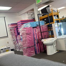 New Blue 3'x6'×2" 4 Fold Gymnastics Mat Exercise Tumbling Gym Mat