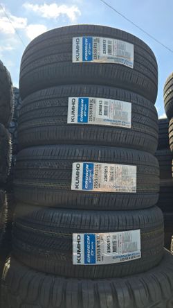 235/55R18 Kumho New Tires Installed And Balanced
