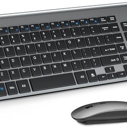 Wireless Keyboard and Mouse Ultra Slim Combo