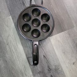 Cast Iron Lodge Abelskiver Pan