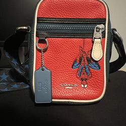 Coach │ Marvel Terrain Crossbody Spider Man EUC Missing Bag Tag Limited Edition
