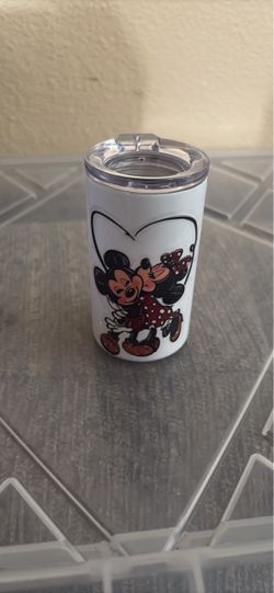Minnie and Mickey shot glass tumbler