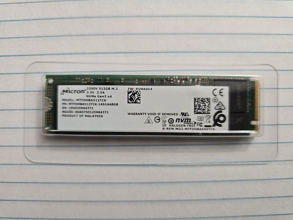 500GB NVME SSD