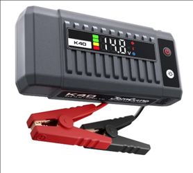 K40 Jump Starter 5000A Car Battery Booster Pack for Up to 10.0L Gas or 9.0L Diesel Engines, 12V Portable Jump Box with Extremely Safe Jumper Cable, US