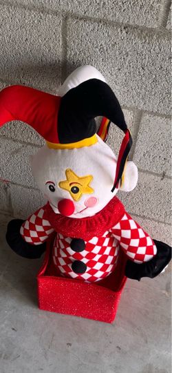 Plush Jester Clown Stuffed Toy