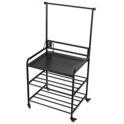 962# 3D Printer Filament Storage Rack, 3-Tier 3D Printer Stand with Filament Storage, Spools Holder Racks Cart with Wheels, Filaments Organzied for 3D