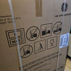 New In BOX GE FRONT LOAD Electric DRYER