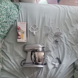 Kitchenaid Artisan Mini Mixer W/ Pasta Roller Attachment 
