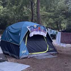 Coleman Dark Room Technology 4-Person Tent