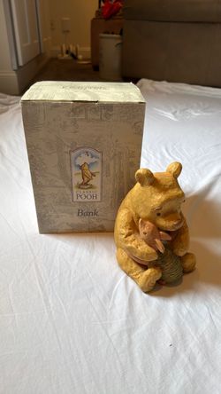 Classic Pooh Piglet Coin Bank Figurine