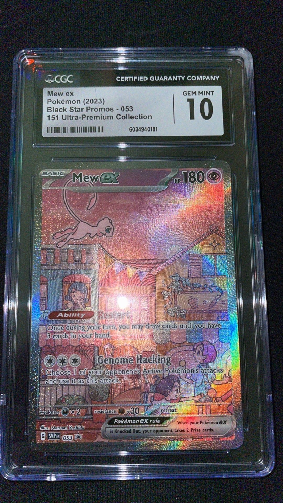 New Ex Full Art Holo Black Star Promo (2023) Gem Mint 10