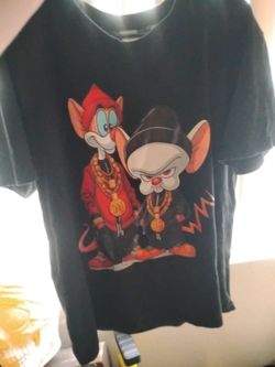 Pinky and the Brain shirt     size XL