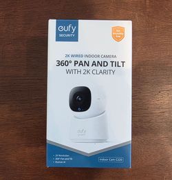 2x Eufy Security Indoor Cam C220 2K Pan Tilt