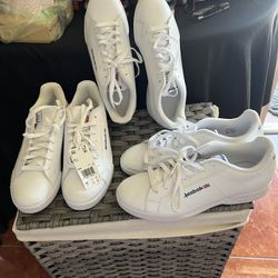 New , no box Reebok Men's Npc Uk Retro Fashion Sneaker, only size 10  Azusa