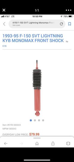 1993-1995 ford svt lightning kyb front shocks brand new