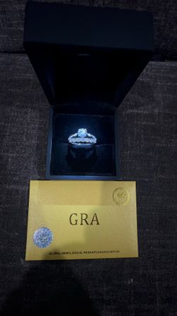 Moissanite Diamond Women’s Band Ring Set Size 7
