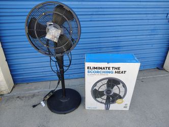 Fan exterior misting fan * Get cool this summer