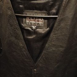 Wilson Leather Vest Large