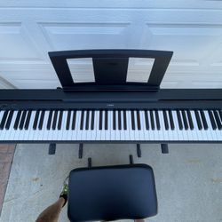 Yamaha Digital Piano -P-45 Stand And Bench