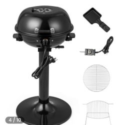 Indoor/Outdoor Electric Portable Grill, 1600W 