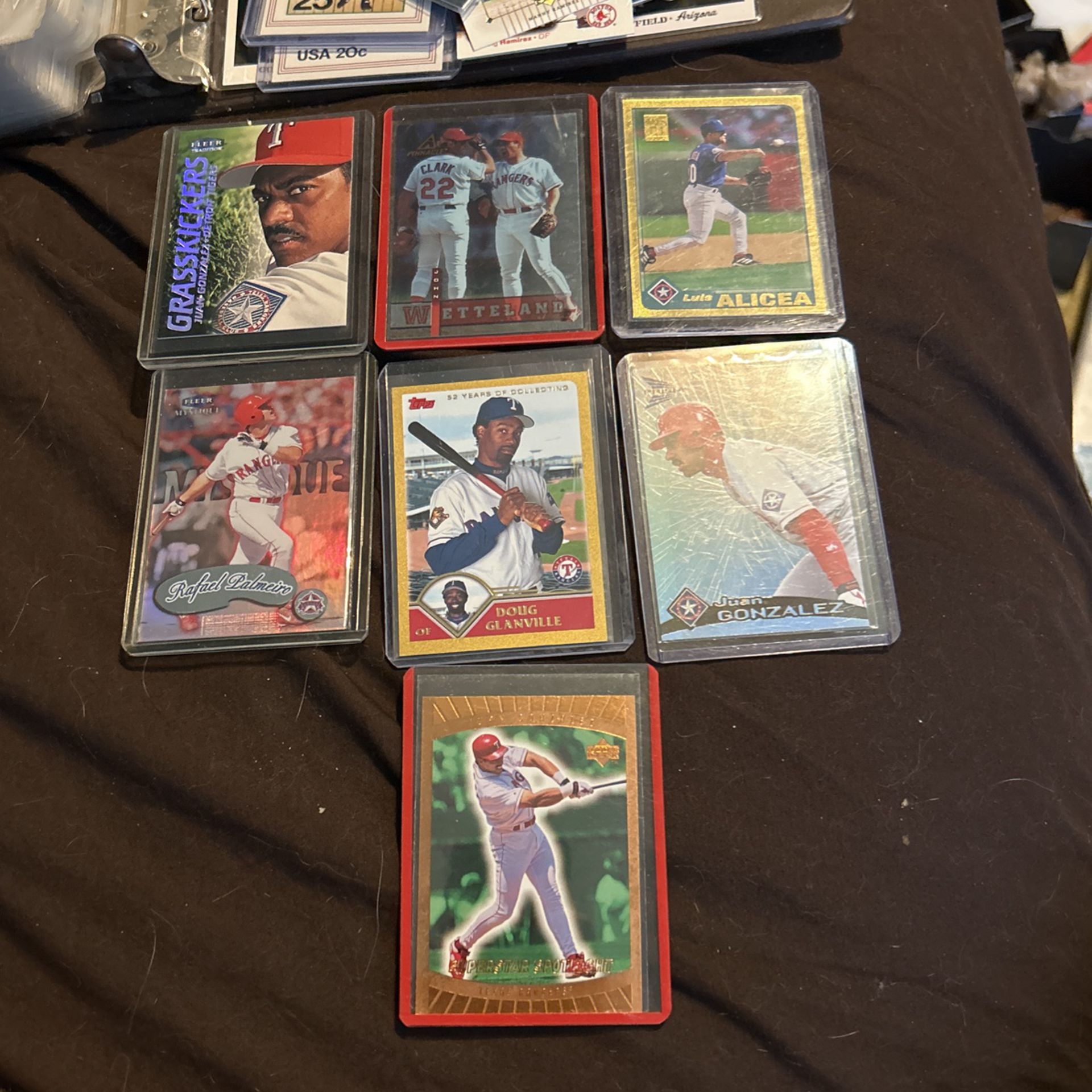 Texas Rangers Baseball Cards Incl. 2 Numbered Cards, 3 Parallels, 3 Inserts And More! All Mint Condition!!