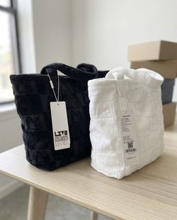 "NEW Magnlens Terry Checkerboard Tote Bag