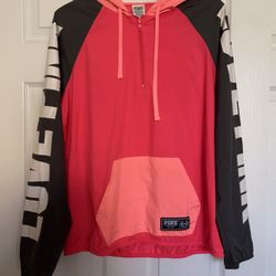 Women’s Victoria Secret Pink Quarter Zip Jacket (Size XS)