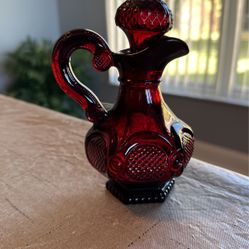 Red Avon Bottle