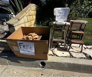 Free Firewood / Antique Stools