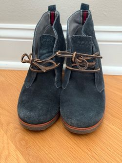 Sperry Wedge Ankle Boots For Women’s Size 8