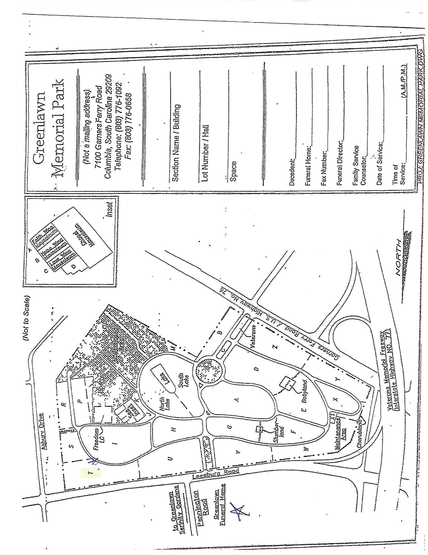 Greenlawn Cemetary Plots 1&2