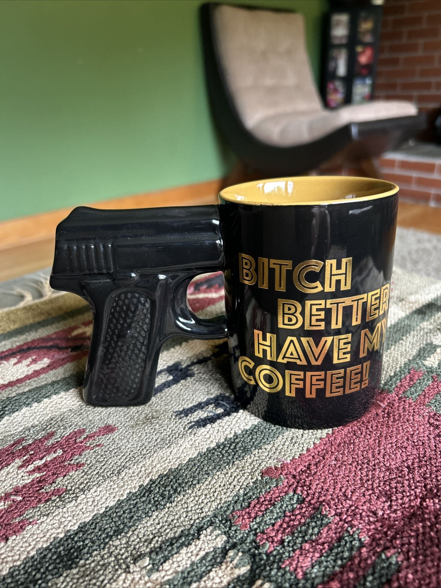 New - Gun Handle Coffee Mug 