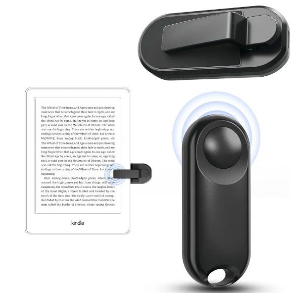 New Page Turner for Kindle Remote Control Page Turner Clicker for Kindle Paperwhite Oasis Kobo E-Book eReaders Reading Novels Kindle Accessories 