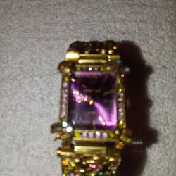 Heidi Daus Watch with extra leather band