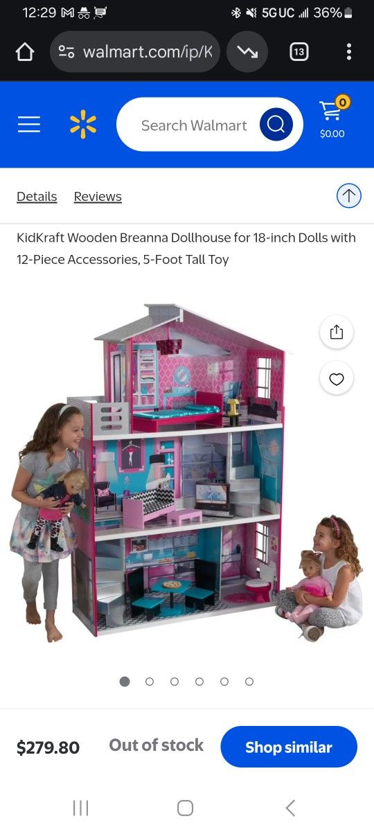 18' Breanne Doll House New