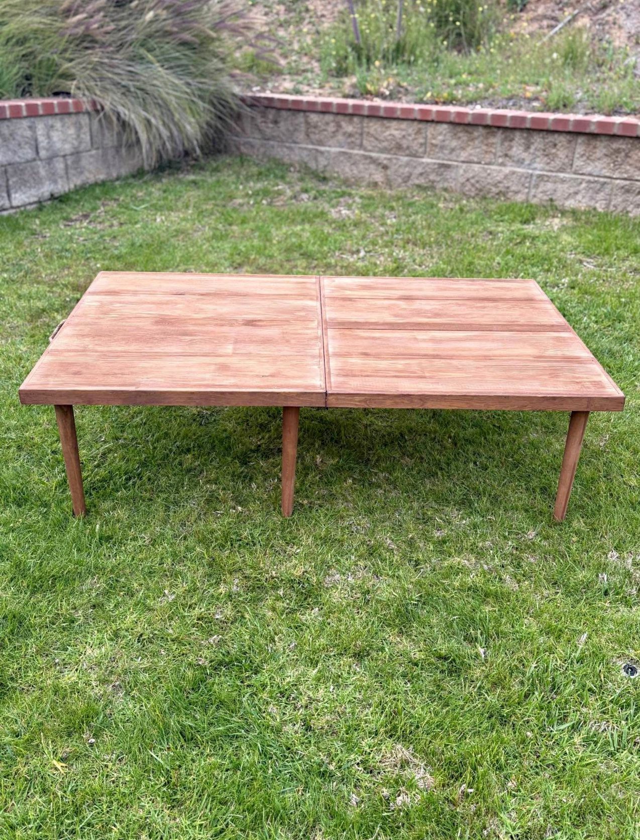 Boho Wooden Foldable Picnic Table