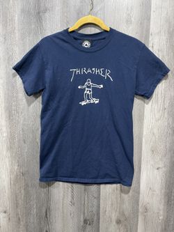 Vintage Thrasher Magazine Mark Gonzales GONZ LOGO Skateboard T Shirt Size M