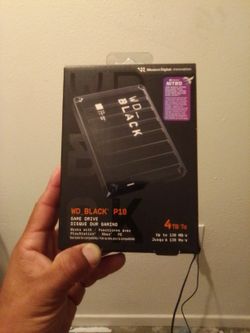 WD_Black P10 4TB Game External  Drive 