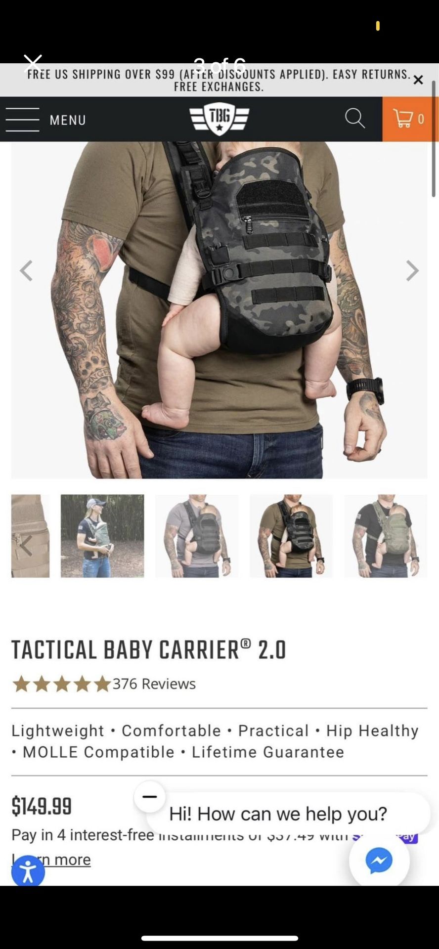 Tactical Baby Carrier