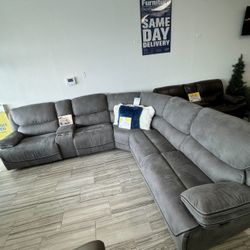 COMFY NEW ALEJANDRA RECLINING SECTIONAL SOFA ON SALE ONLY $1399. IN STOCK SAME DAY DELIVERY 🚚 EASY FINANCING 