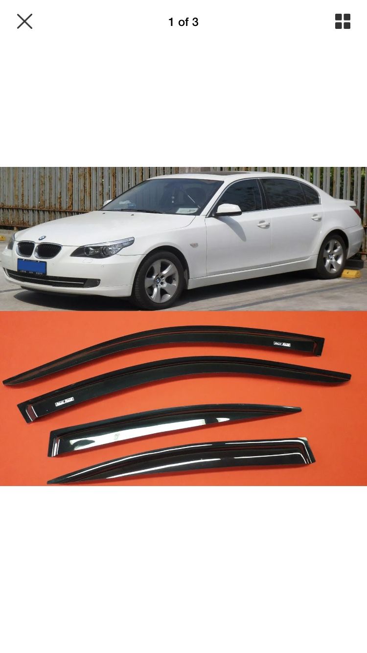 Bmw e60 window visors used