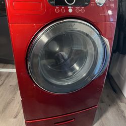 🔴 Set Samsung Lavadora (para reparar) + Secadora Funcional con Pedestales