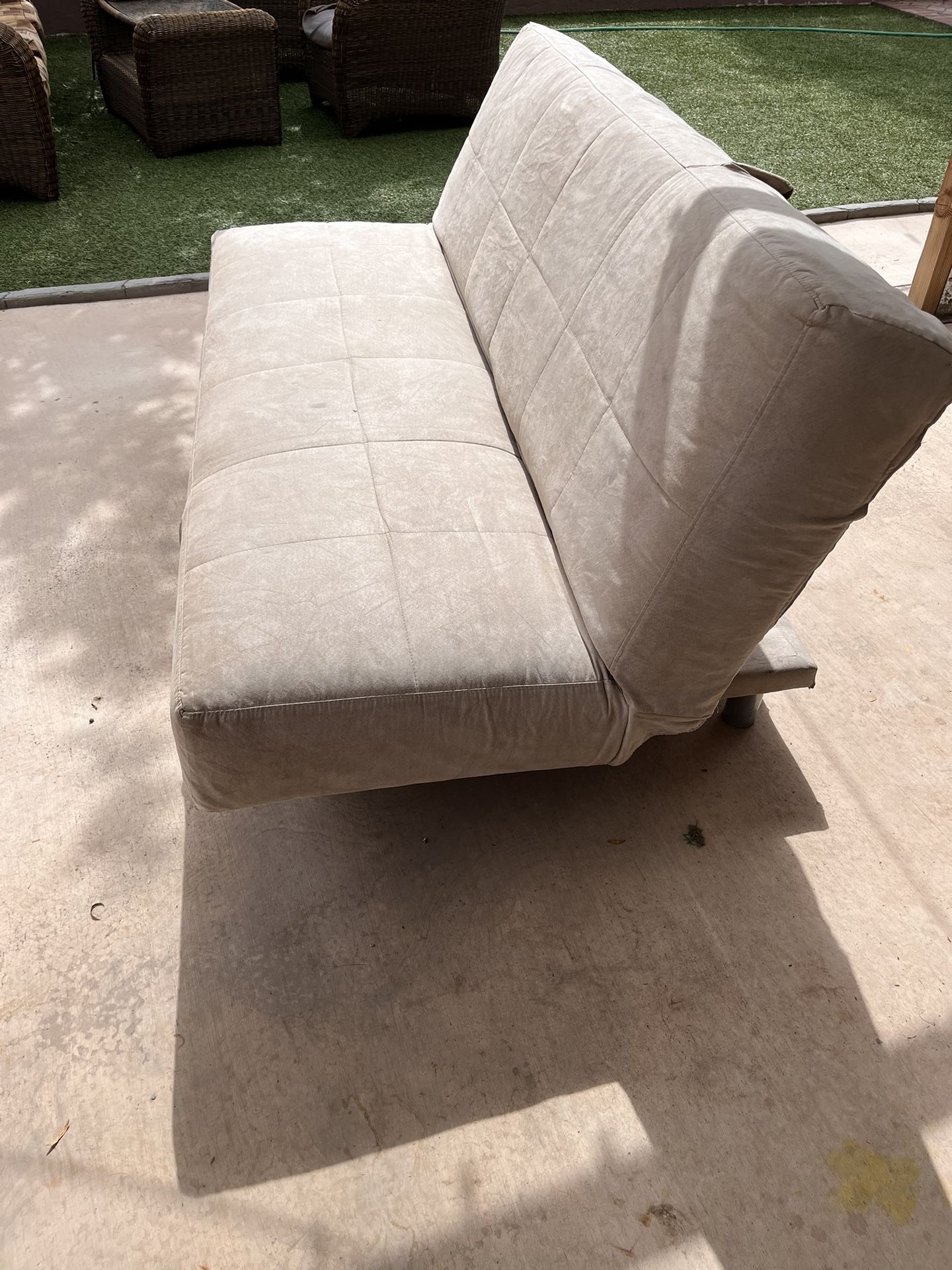 Futon Sofa Bed $40 with 6 Convertible Positions