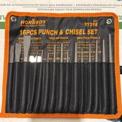 Horusdy 16pc Punch & Chisel Set #97398