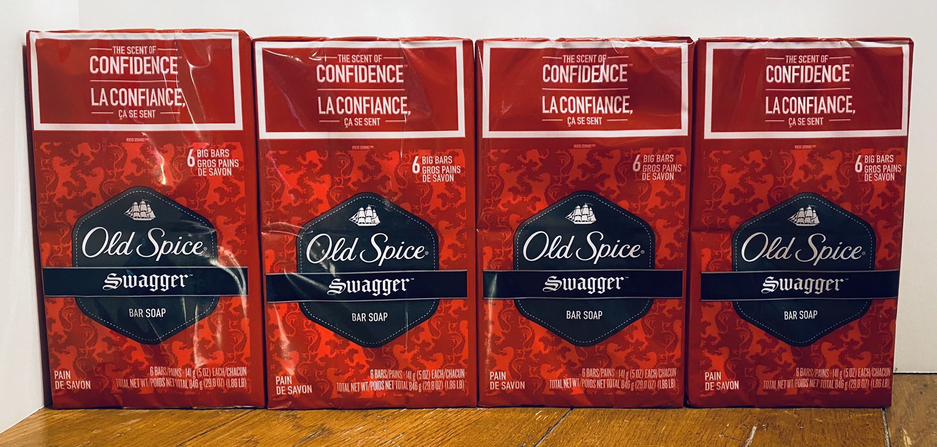 Old Spice Swagger Bar Soap (Set of 4 Packs)
