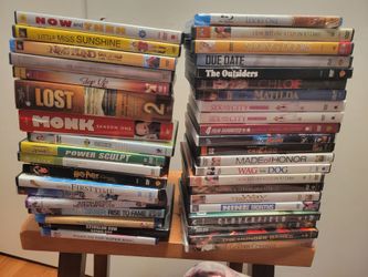 Collection Of Dvds And Blu-rays