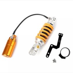 Newsmarts 2pcs Adjustable 265mm Motorbike Air Shock Absorbers Suspension